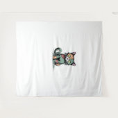 FrankenCat Oversized T - Shirt Wandteppich (Vorderseite (Horizontal))