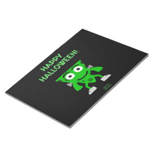 FrankenCheese Halloween Greetings Notepad Notizblock