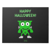 FrankenCheese Halloween Greetings Notepad Notizblock (Vorderseite)