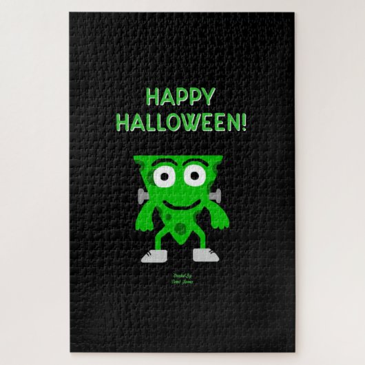 FrankenCheese Halloween Greetings Puzzle (Vertikal)