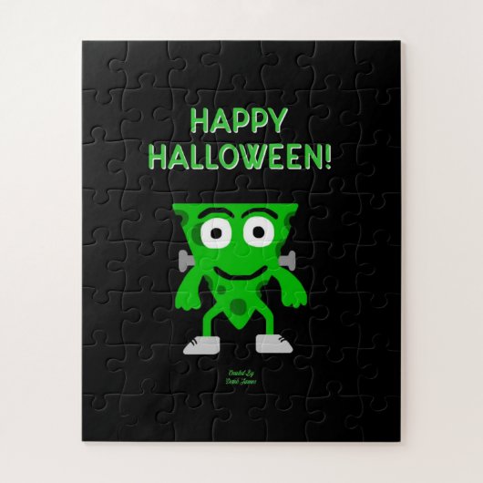 FrankenCheese Halloween Greetings Puzzle (Vertikal)