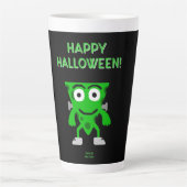 FrankenCheese Halloween Grüße Große Latte Tasse (Vorderseite)