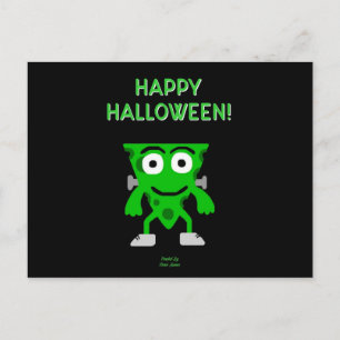 FrankenCheese Halloween Grüße Postcard Postkarte