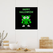 FrankenCheese Halloween Grüße Poster (Küche)