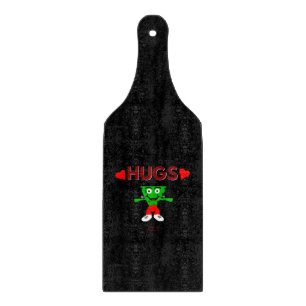 FrankenCheese Hugs Cutting Board Paddle Schneidebrett
