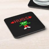 FrankenCheese Hugs Hard Plastic Untersetzer (Linke Seite)