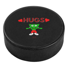 FrankenCheese Hugs Hockey Puck