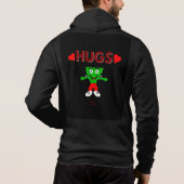 FrankenCheese Hugs Men's Full-Zip Hoodie (Rückseite)