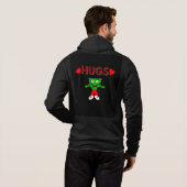 FrankenCheese Hugs Men's Full-Zip Hoodie (Schwarz voll)