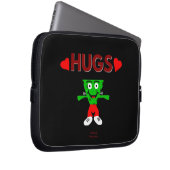 FrankenCheese Hugs Neoprene Laptop Sleeve (Vorne Rechts)