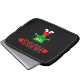 FrankenCheese Hugs Neoprene Laptop Sleeve (Vorne Knopf)