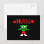 FrankenCheese Hugs Postcard Postkarte (Vorne/Hinten)