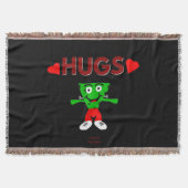 FrankenCheese Hugs Throw Blanket Decke (Vorderseite)