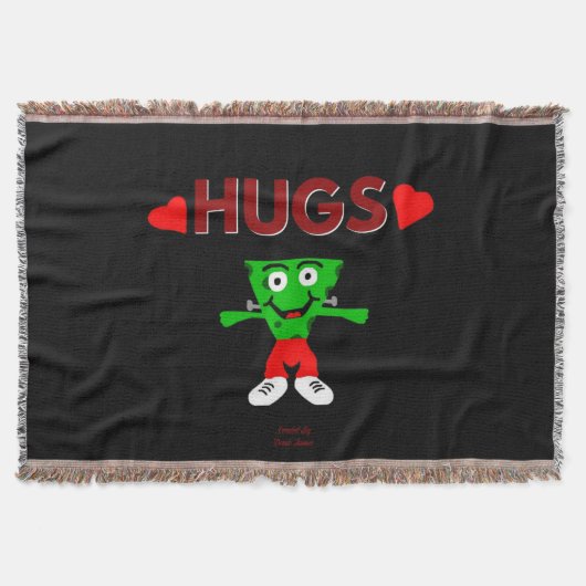 FrankenCheese Hugs Throw Blanket Decke (Vorderseite)