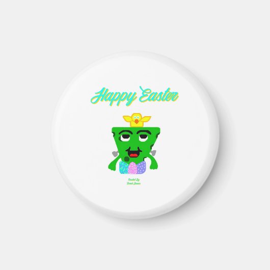 FrankenCheese Oaster Round Magnet (Vorne)