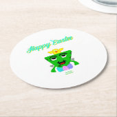 FrankenCheese Oaster Round Paper Untersetzer (Angewinkelt)