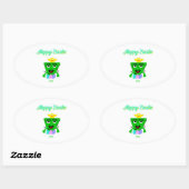 FrankenCheese Oval Sticker (Blatt)