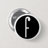 Frankenchicken Logo-Knopf Button (Vorne & Hinten)