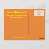 Frankencool Halloween Postcard Postkarte (Rückseite)