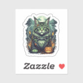 FrankenCoon - Maine Coon Halloween Aufkleber (Blatt)