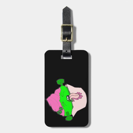 Frankencupcake-Gepäckträger Gepäckanhänger (Vorderseite vertikal)