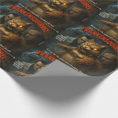 Frankeneichhörnchen Geschenkpapier (Ecke)