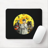 Frankenguitar mit Braut und Igor Halloween und D Mousepad (Mit Mouse)
