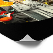 Frankenguitar mit Bridge und Igor Halloween Band Poster (Ecke)