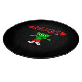 FrankenKäse-Hugs-Round-Cutting-Board 30,4 cm Schneidebrett (Ecke)