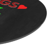 FrankenKäse-Hugs-Round-Cutting-Board 30,4 cm Schneidebrett (Ecke)