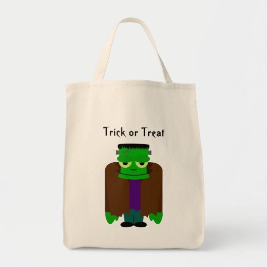 Frankenmonster Halloween verkleidet Beute Tragetasche (Vorne)