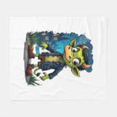 Frankenmoo Fleecedecke (Vorderseite (Horizontal))