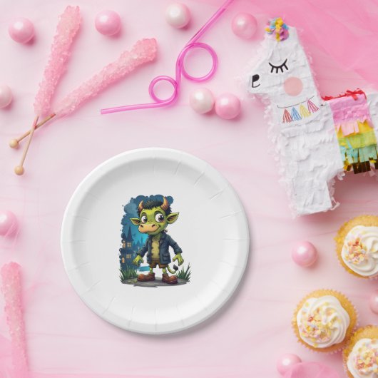 Frankenmoo Pappteller (Party)