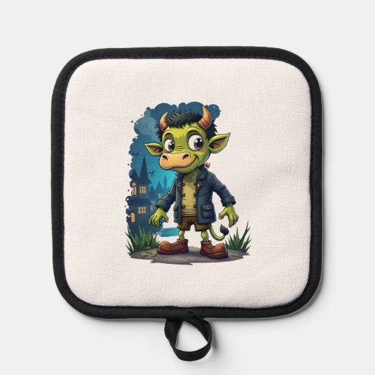 Frankenmoo Topflappen (Vorderseite)