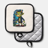 Frankenmoo Topflappen (Vorderseite/Rückseite)