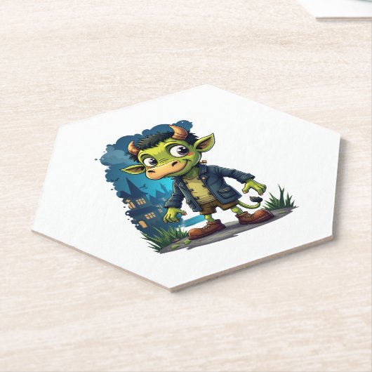 Frankenmoo Untersetzer (angewinkelt)