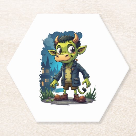 Frankenmoo Untersetzer (Vorderseite)