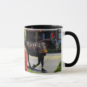 Frankenmuth, Michigan, Pferd Gezeichnet Beförderun Tasse