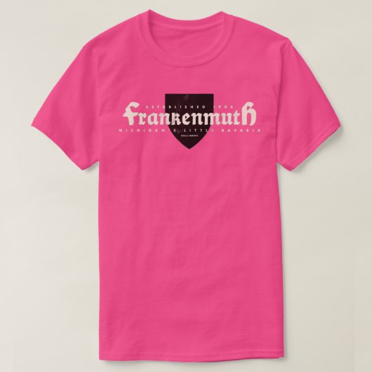 Frankenmuth Michigan Shield T-Shirt (Design vorne)