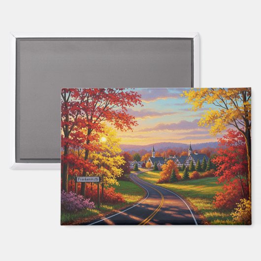 Frankenmuth Michigan Travel Magnet (Vorderseite/Rückseite)