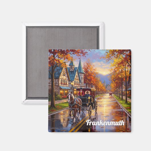 Frankenmuth Michigan Travel Magnet (Vorderseite/Rückseite)