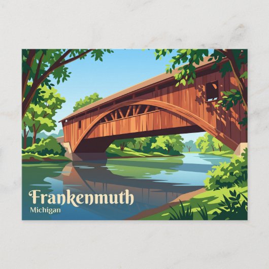 Frankenmuth USA Postkarte (Vorderseite)