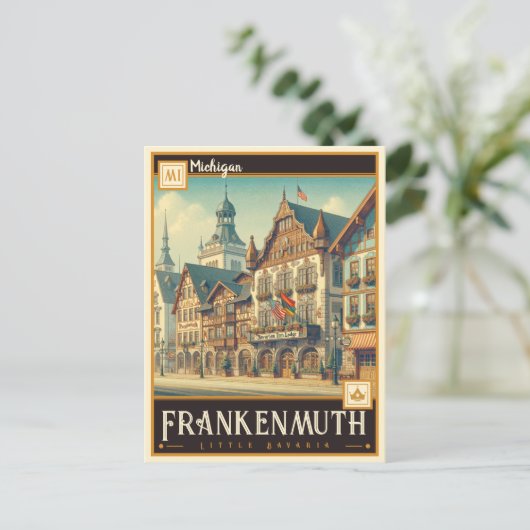 Frankenmuth | VINTAG Postkarte (Stehend Vorderseite)