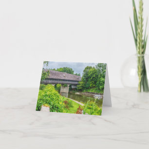 Frankenmuths Covered Bridge Card Karte