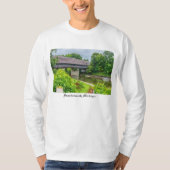 Frankenmuths Covered Bridge Long Sleeve T - Shirt (Vorderseite)
