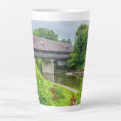 Frankenmuths Covered Bridge Milchtasse (Vorderseite)