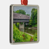 Frankenmuths Covered Bridge Ornament Aus Metall (Rechts)