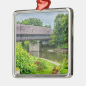 Frankenmuths Covered Bridge Ornament Aus Metall (Links)
