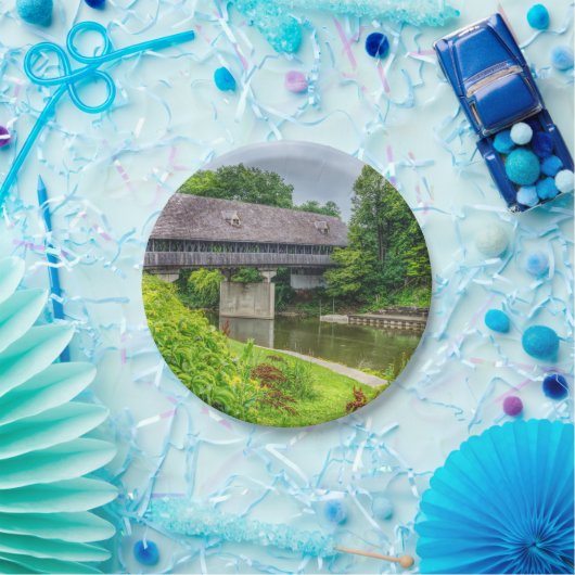 Frankenmuths Covered Bridge Pappteller (Party)