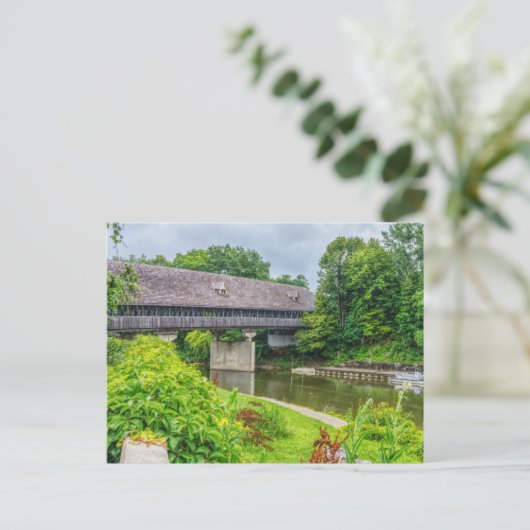 Frankenmuths Covered Bridge Postcard Postkarte (Stehend Vorderseite)